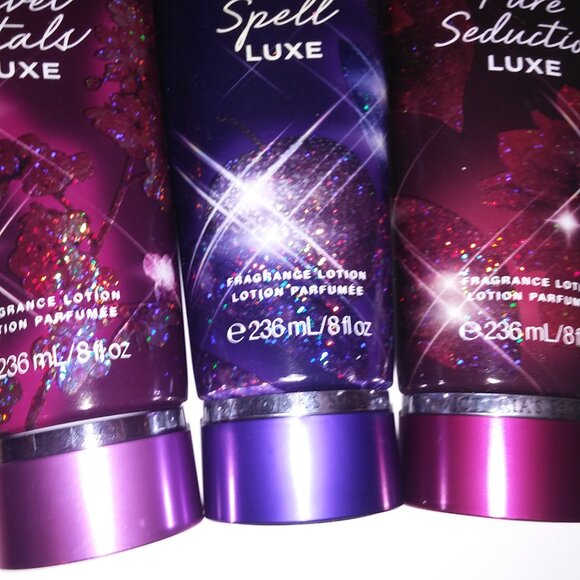 Set of 3 Victoria Secret Fragrance Body Lotion Luxe Love Spell Velvet Petals Pur - Picture 5 of 8